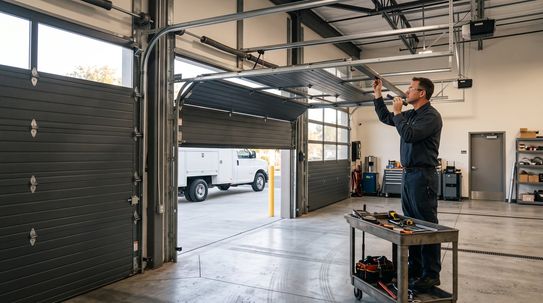 commercial garage door repair image for Sunnyvale Garage Door