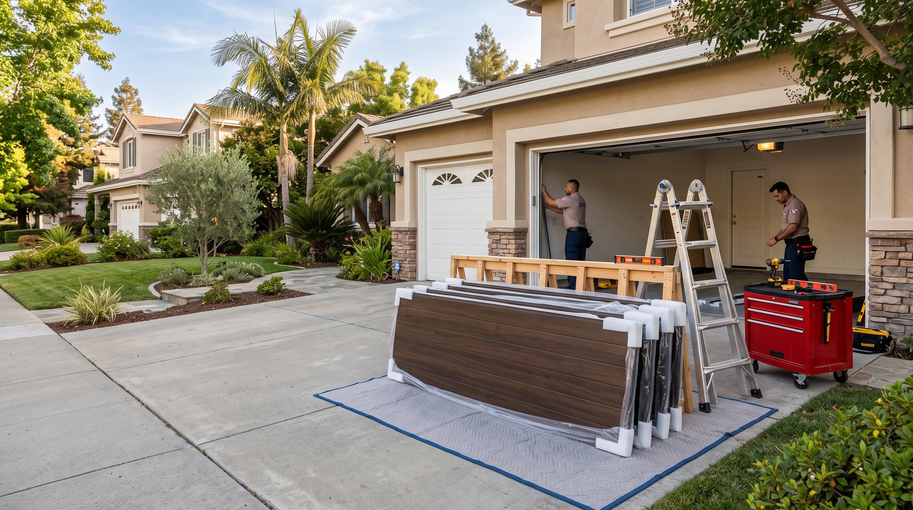garage door installation image for Sunnyvale Garage Door