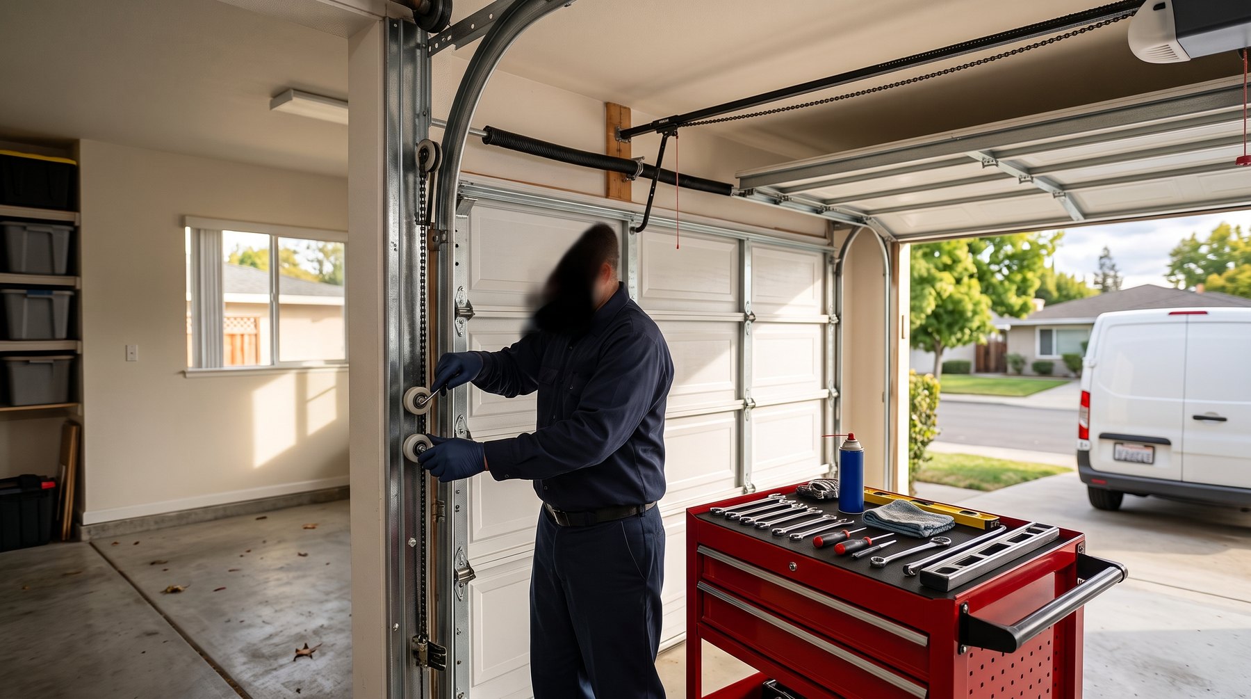 maintenance tune-up image for Sunnyvale Garage Door
