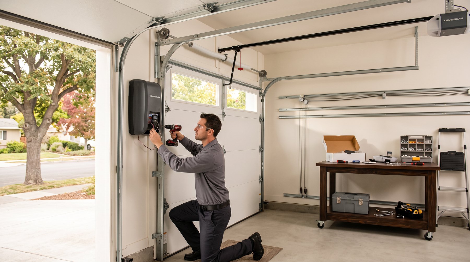 opener installation image for Sunnyvale Garage Door