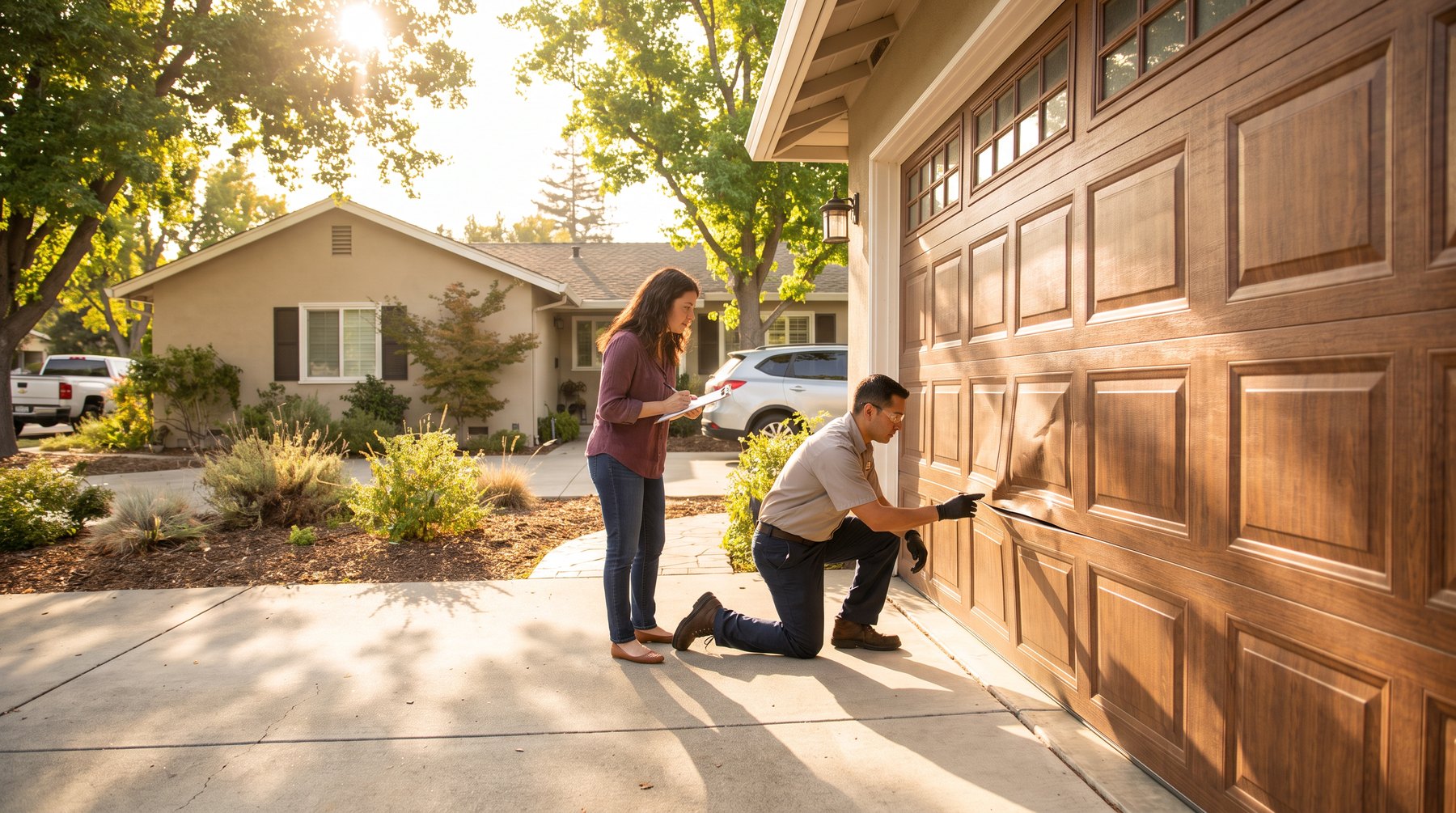 panel replacement image for Sunnyvale Garage Door