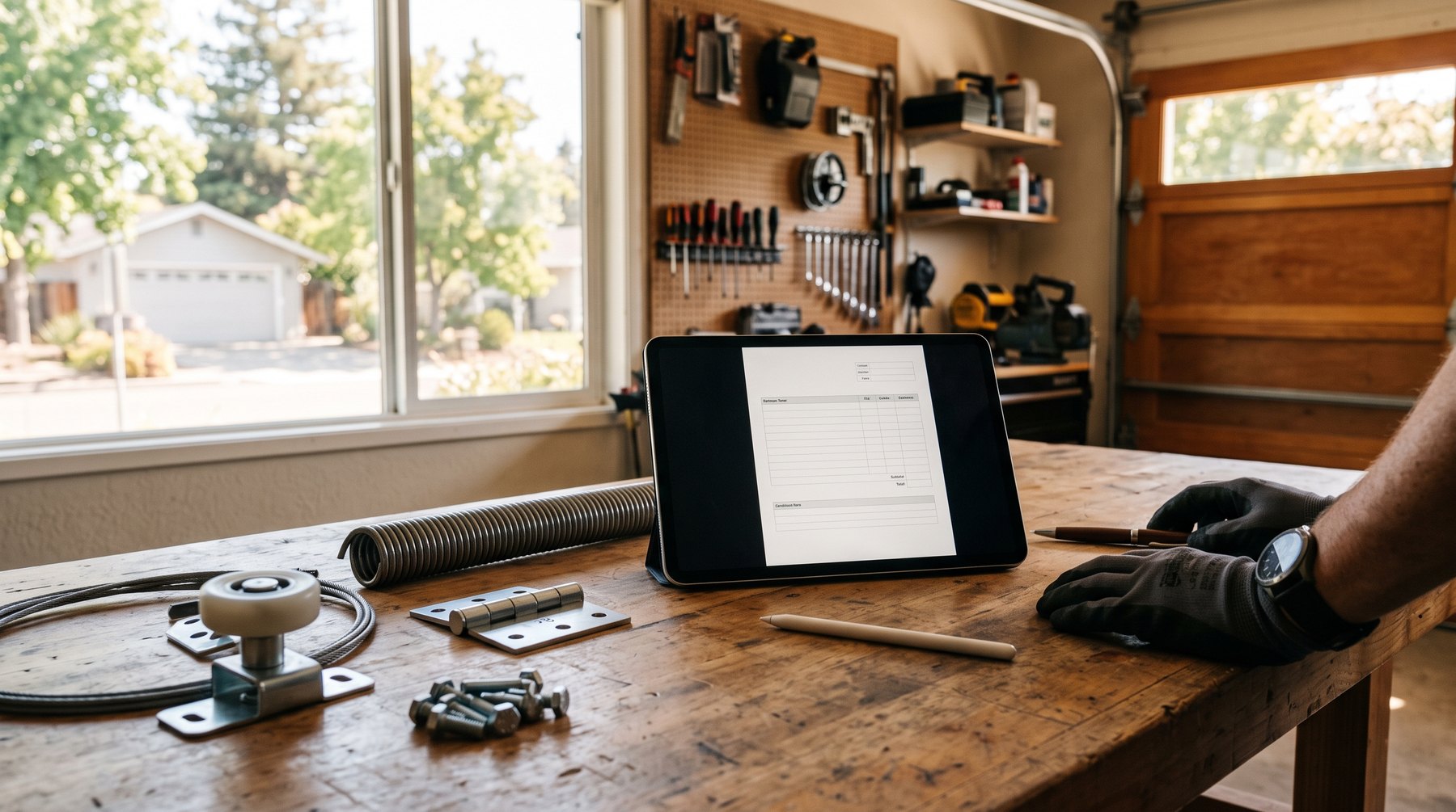 repair cost planning image for Sunnyvale Garage Door