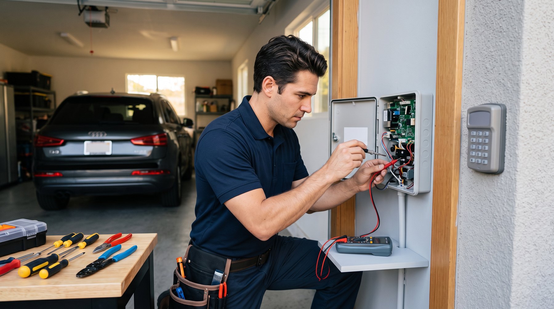 remote and keypad help image for Sunnyvale Garage Door