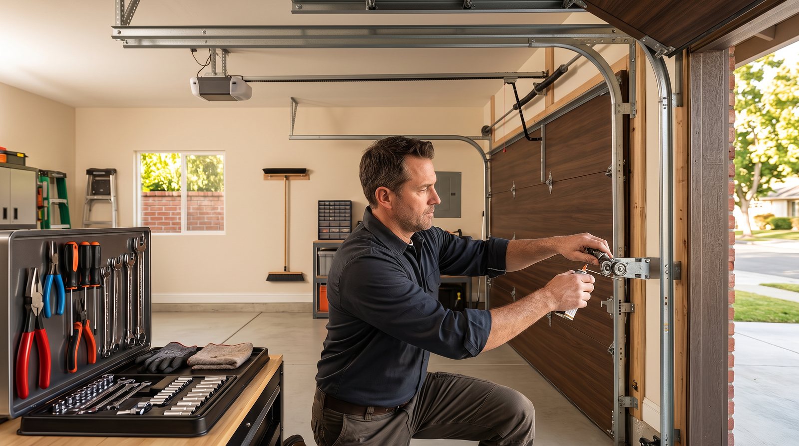 maintenance tune-up image for Sunnyvale Garage Door