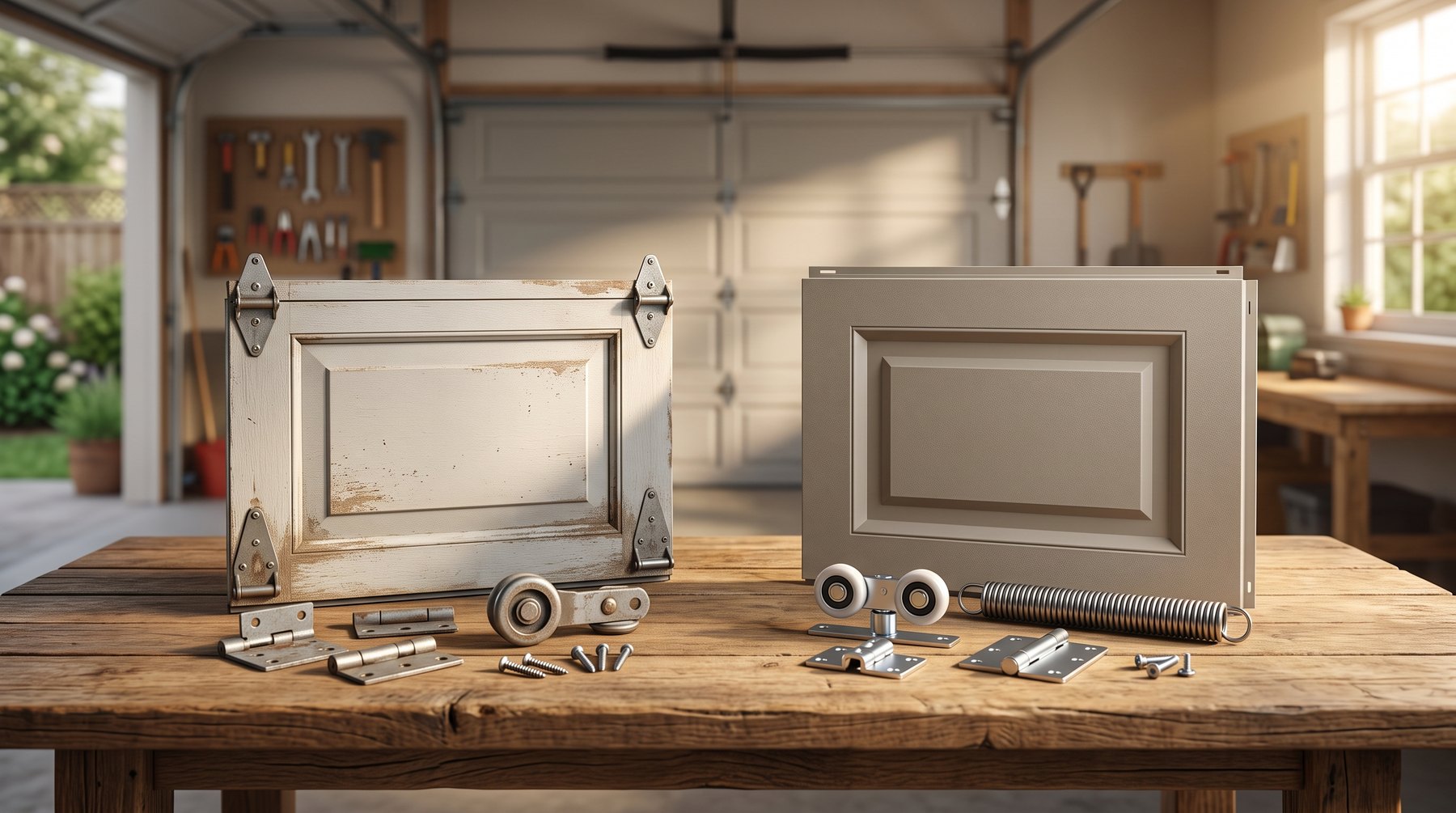 repair versus replacement image for Sunnyvale Garage Door