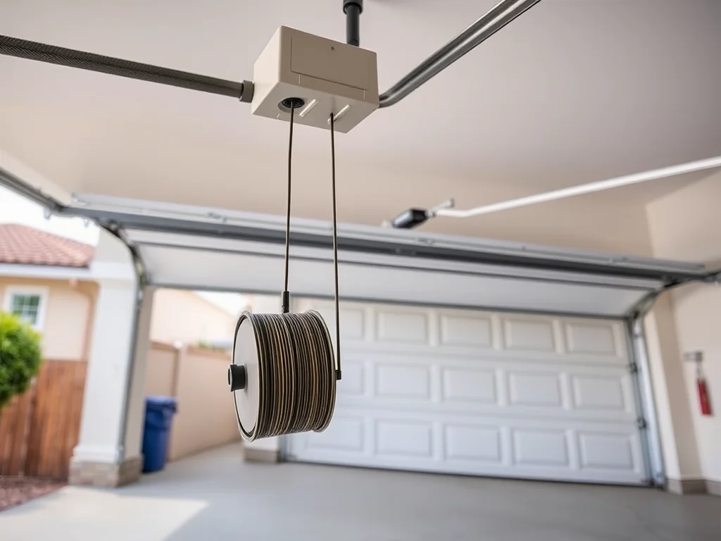 Garage Door Cable Repair editorial image for Sunnyvale garage door service