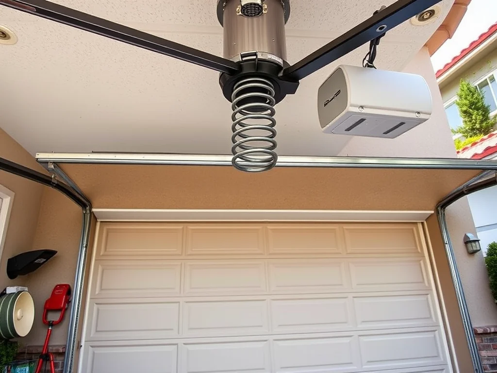 Garage Door Spring Repair editorial image for Sunnyvale garage door service